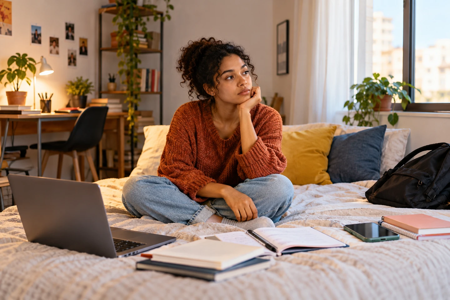 Depressão em jovens adultos: estudo, trabalho e identidade
