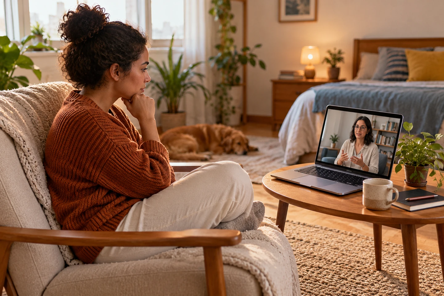 Psicoterapia online para depressão: como avaliar essa opção